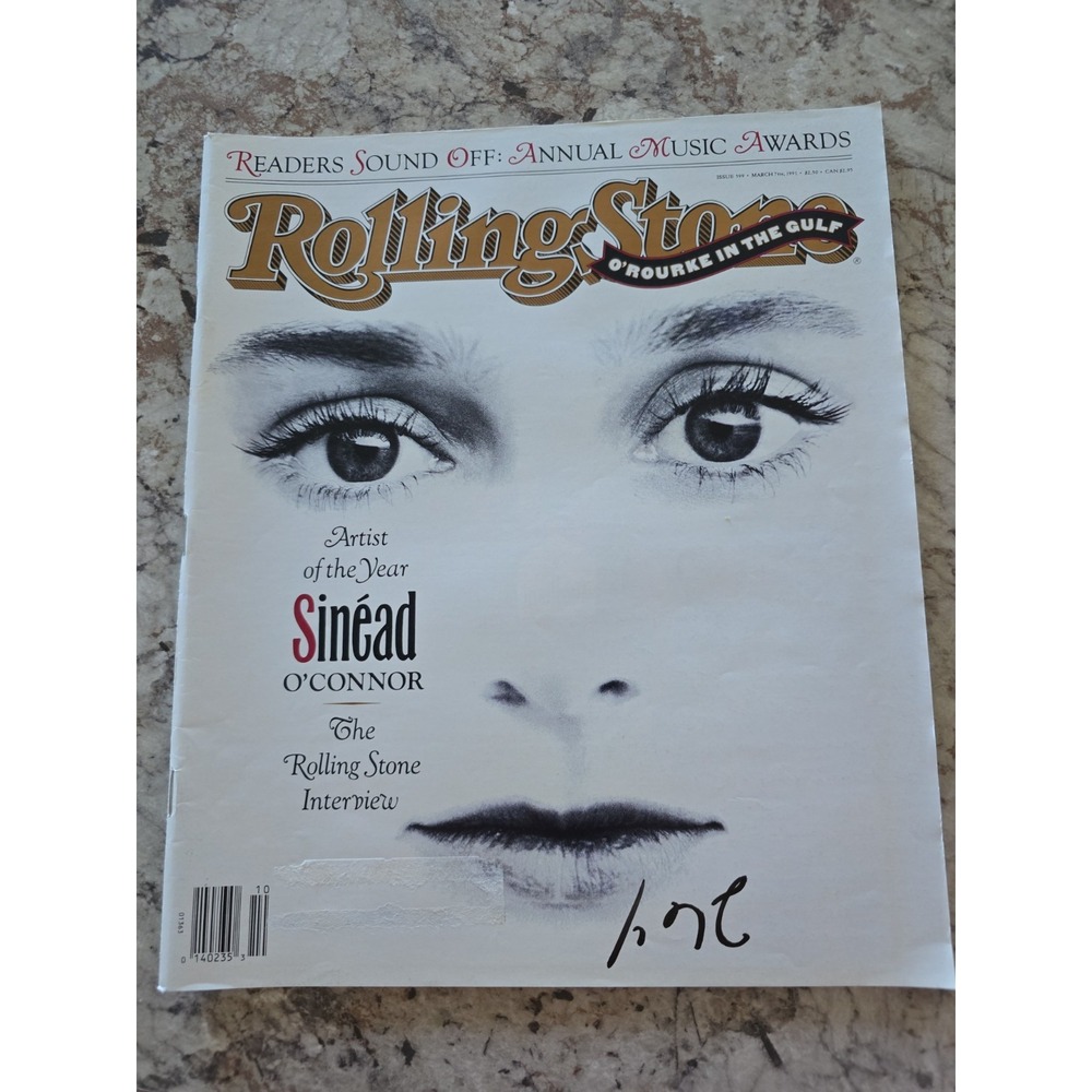 #599 MARCH 7 1991 ROLLING STONE vintage music magazine -- SINEAD O'CONNER